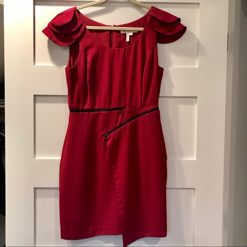 BCBG Beautiful Burgundy Dress